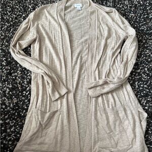 Women's Beige Cardigan Sweater